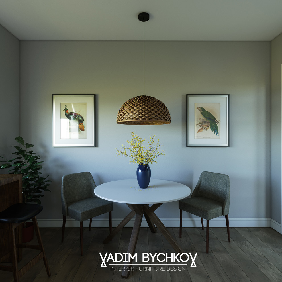 Дизайн-проект двухкомнатной квартиры в ЖК Sun House