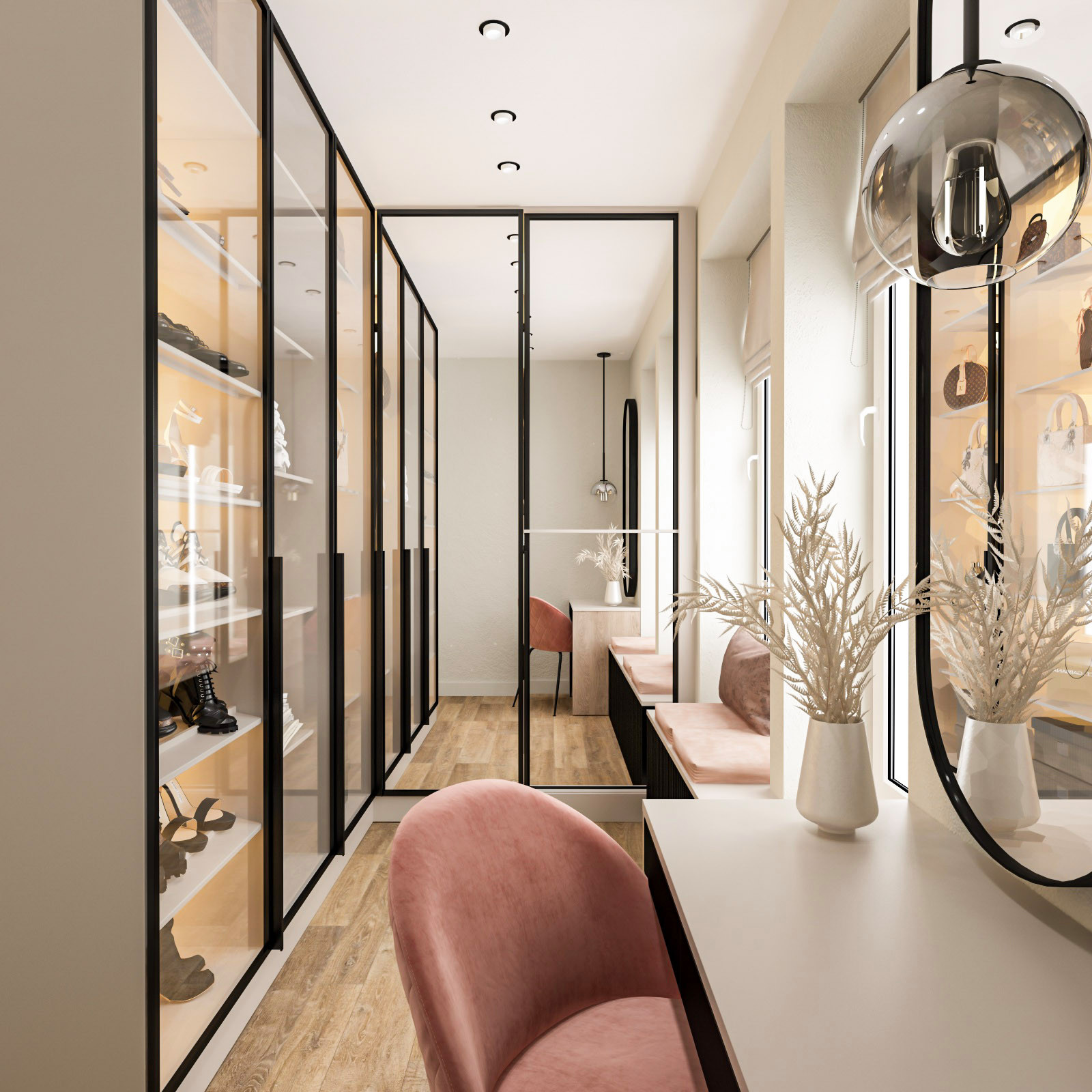 Дизайн-проект квартиры. 2022. Площадь 77,8 м.кв.