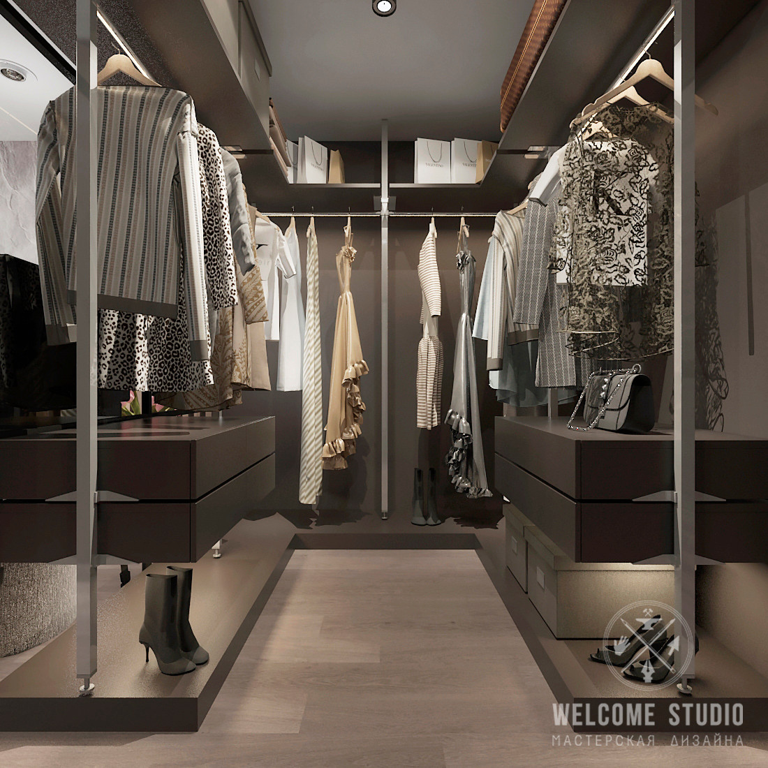 Обложка проекта: Трёхкомнатная квартира «Urban Jungle» в г. Москва