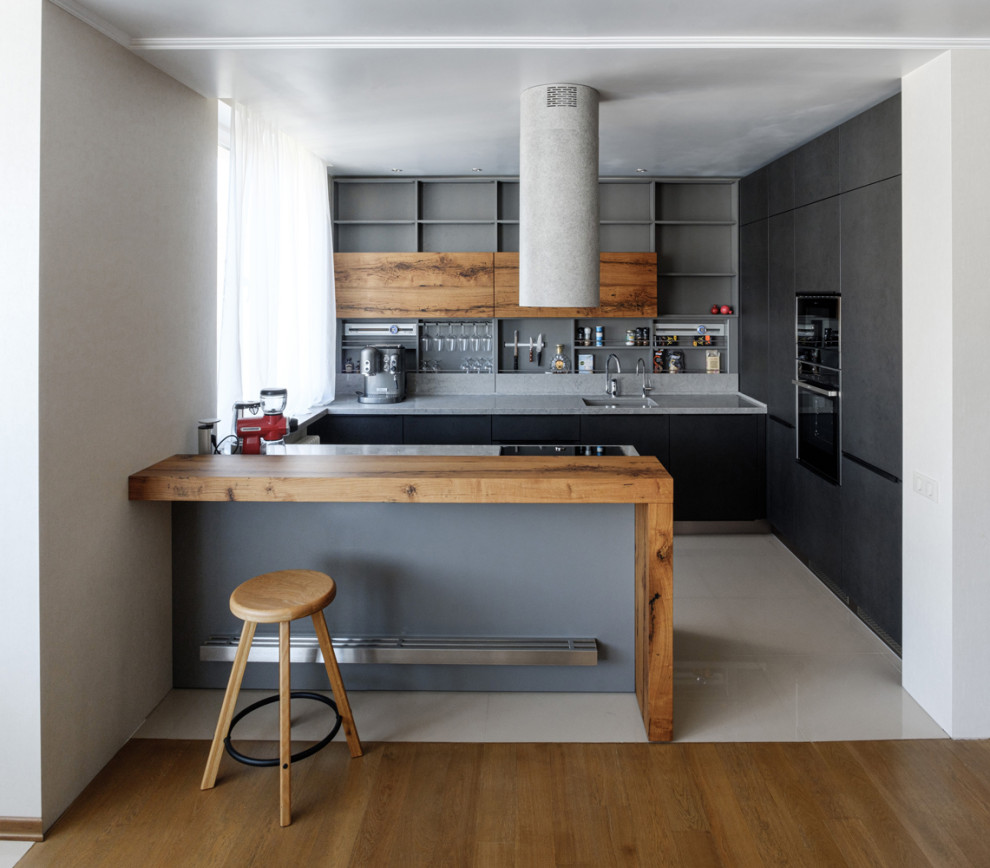 Кухня – гостиная с интересным решением