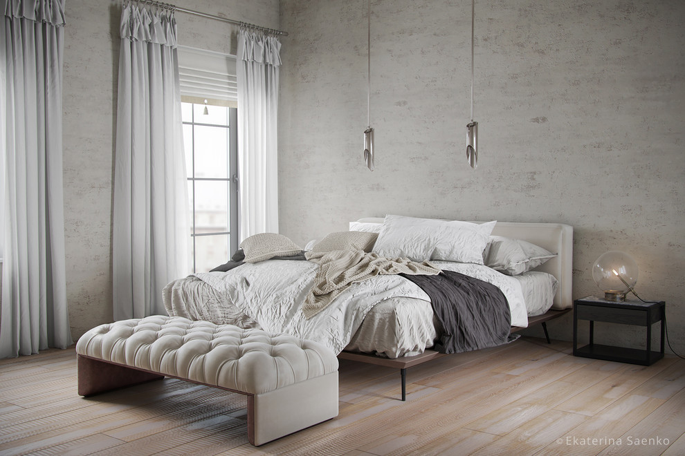 Квартира гостиничного типа в стиле лофт и минимализм.