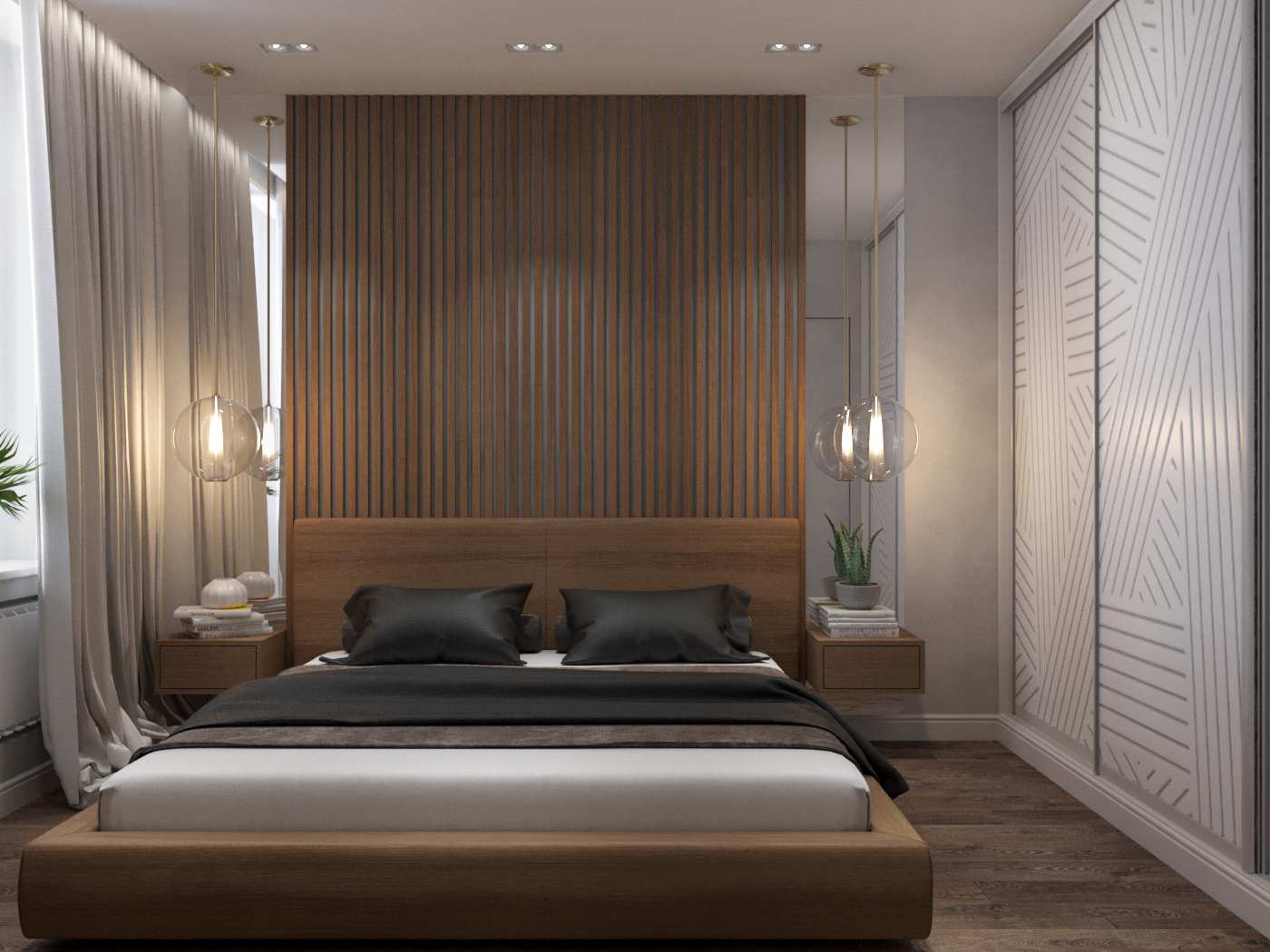 Визуализация спальни