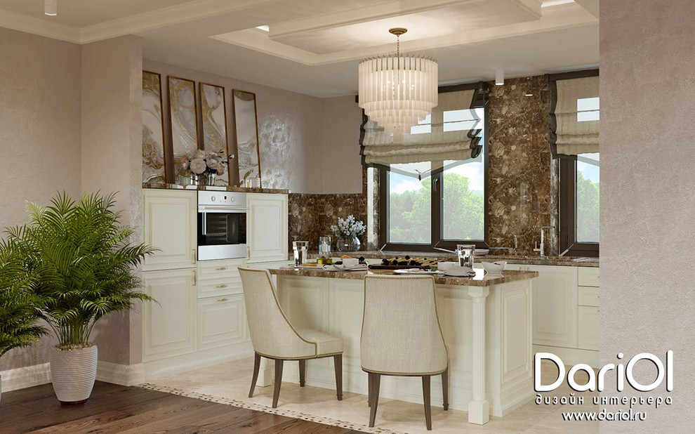 Дизайн-проект 1 этажа частного дома