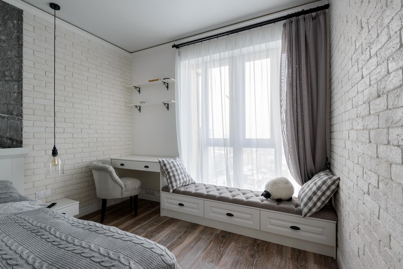 Интерьер в чёрно-белых тонах