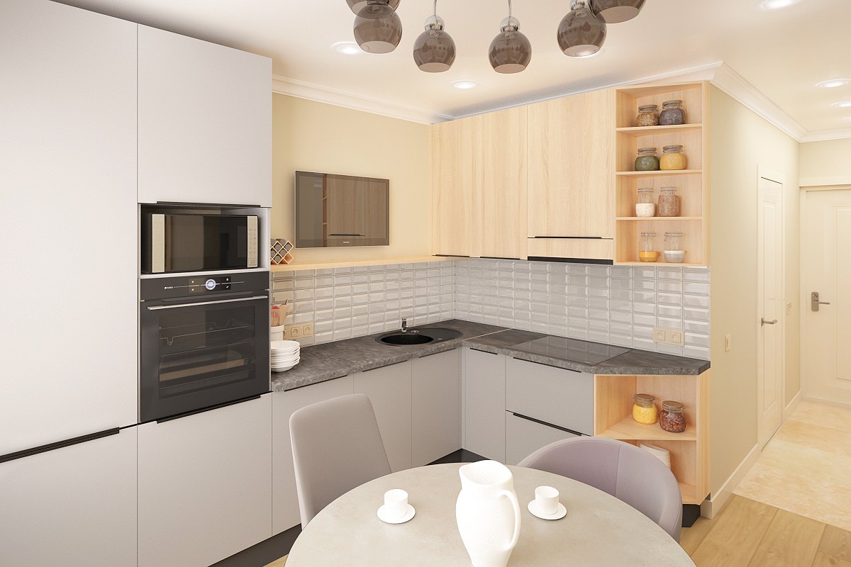 Однокомнатная квартира для пары "37 счастливых метров"