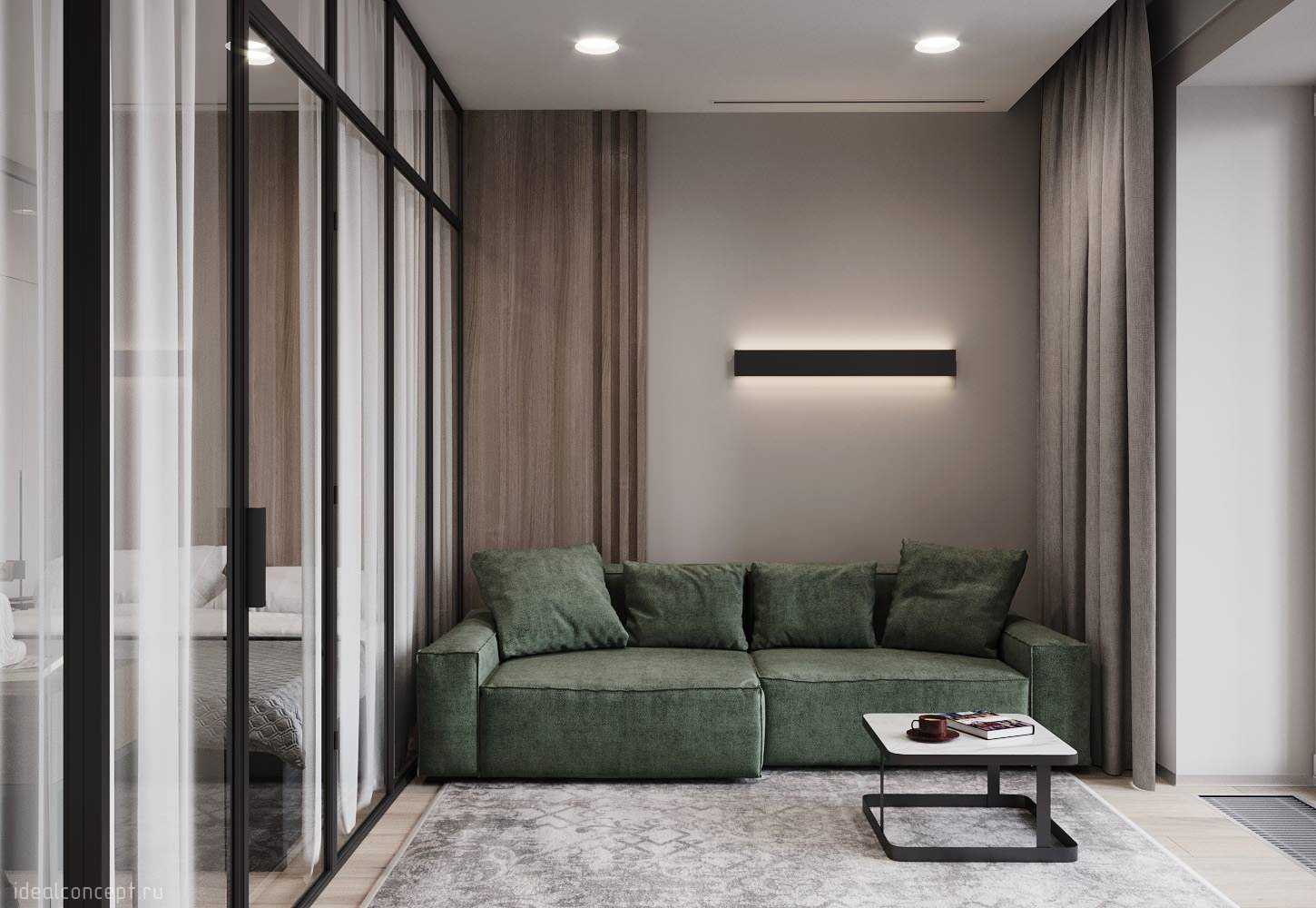 Уютный минимализм в Пушкино.