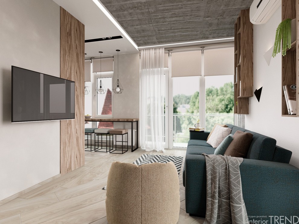 Интерьер квартиры студии в Сочи