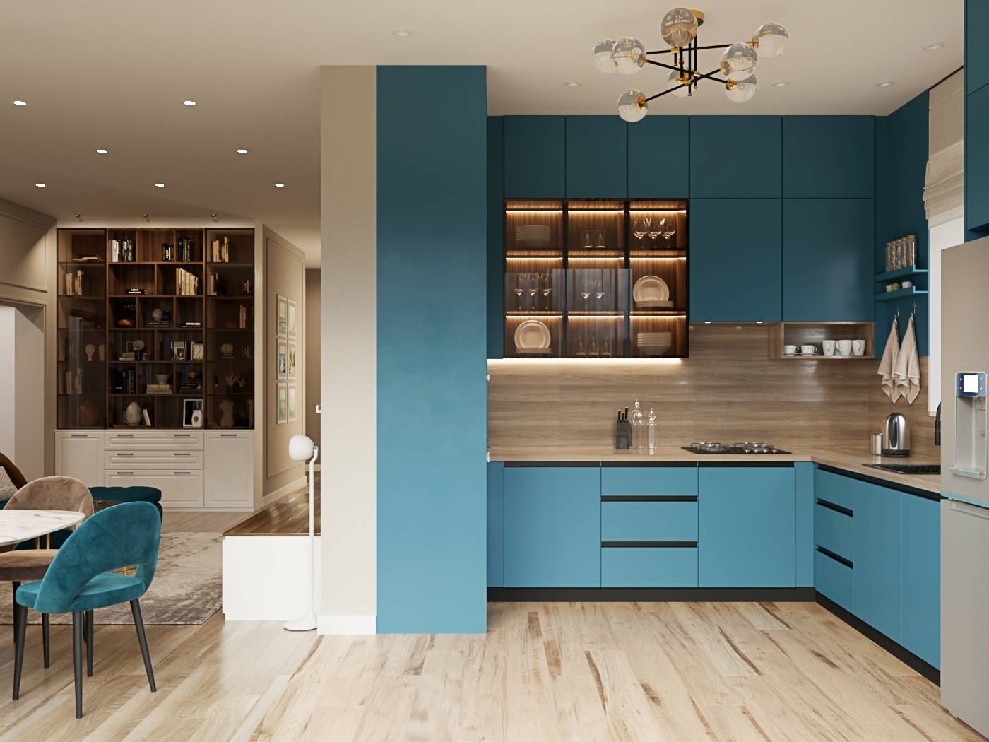 Одноэтажный дом в Подмосковье