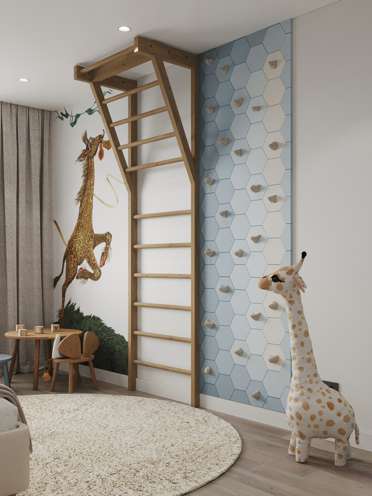 Квартира для молодой семьи с элементами сканди