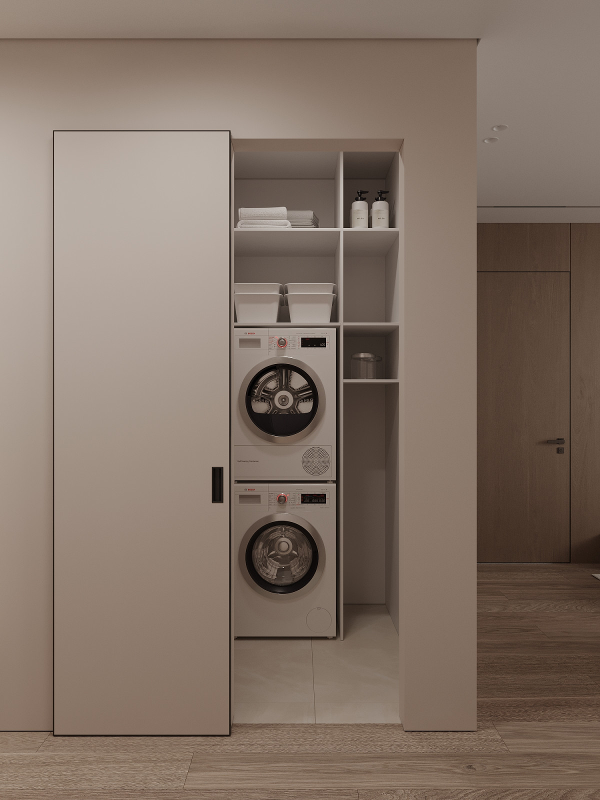 ЖК «Павелецкая Сити» — современный минимализм в нейтральных оттенках