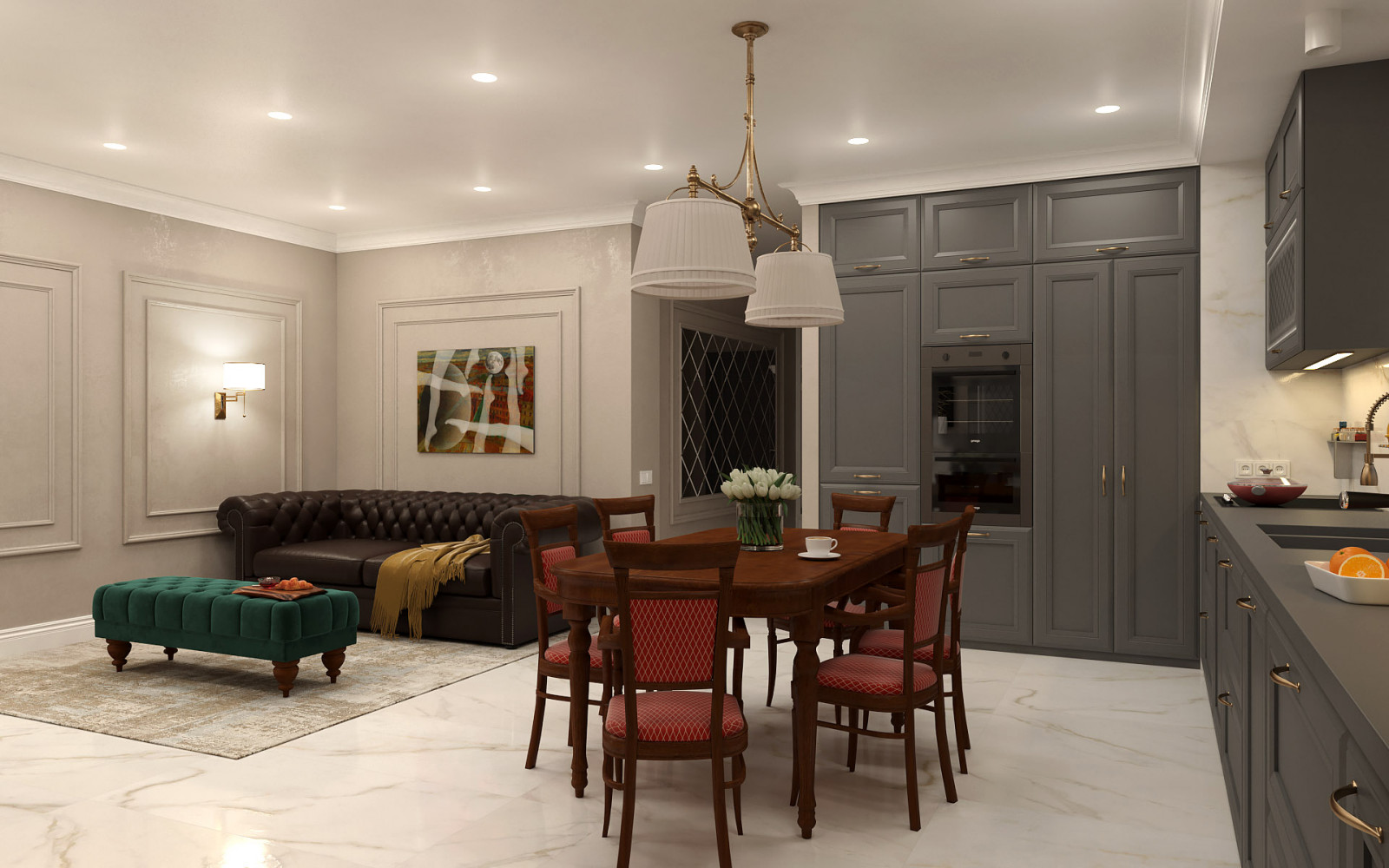 Дизайн квартиры в ЖК "Феникс" г. Самара