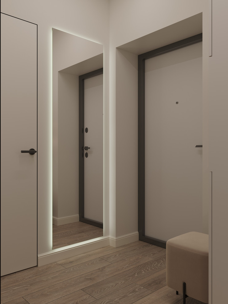 Обложка проекта: Светлая прихожая ЖК Парк Апрель