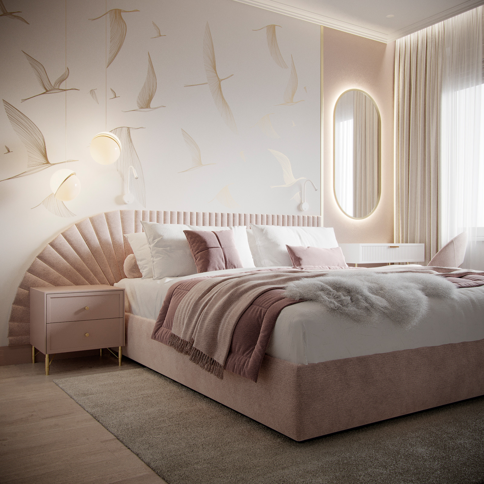 Bedroom Rendering Compilation