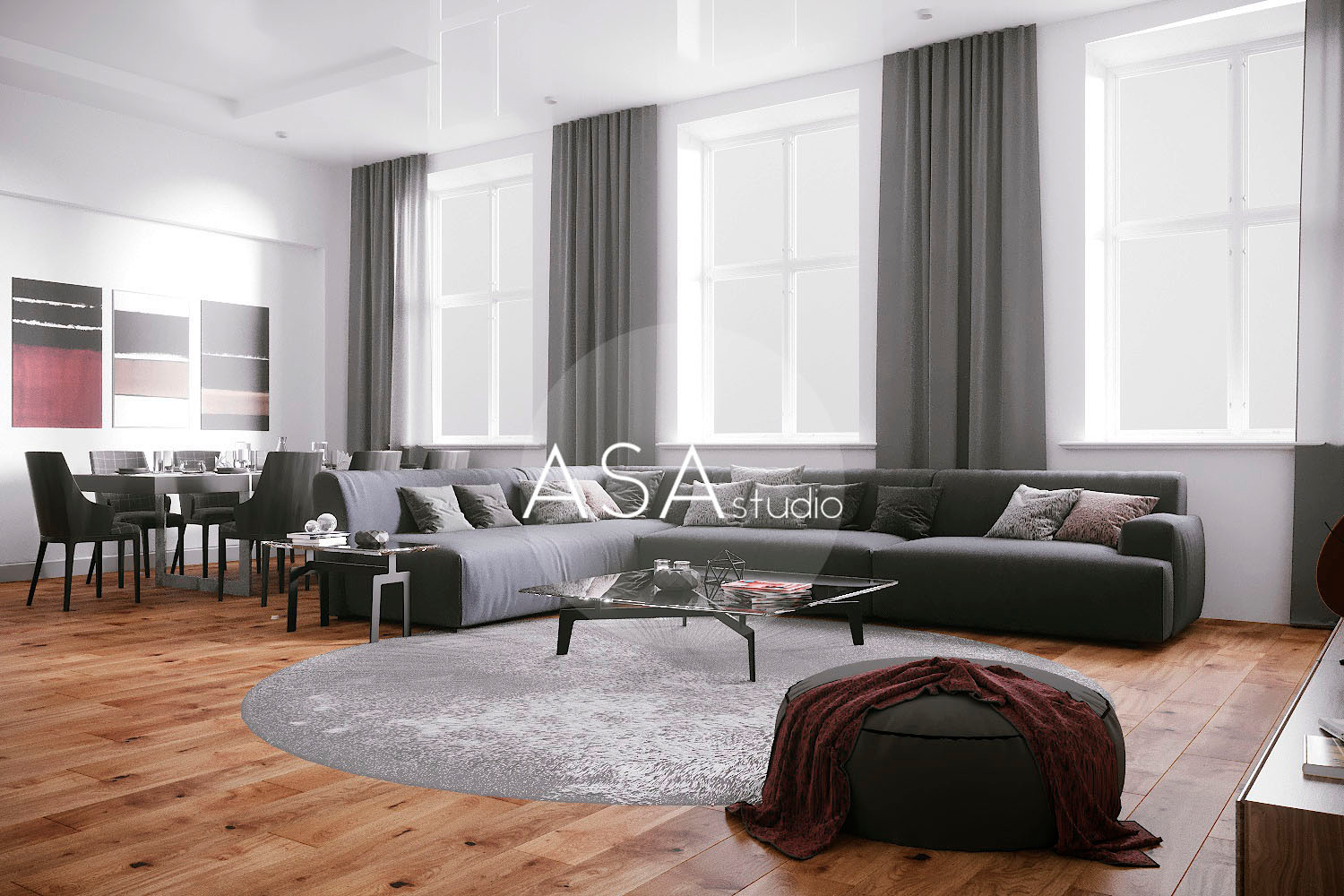 Четырёхкомнатная квартира 200 кв.м. г. Вена