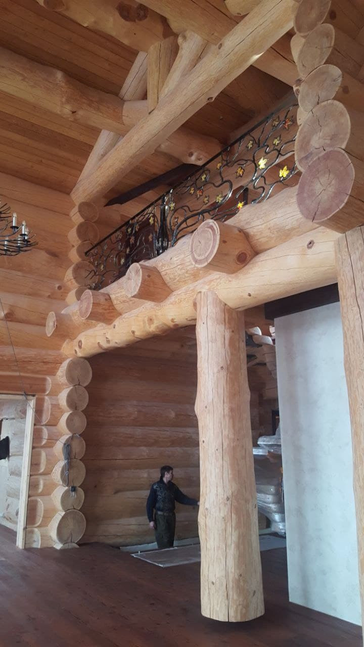 Дизайн интерьера деревянного дома