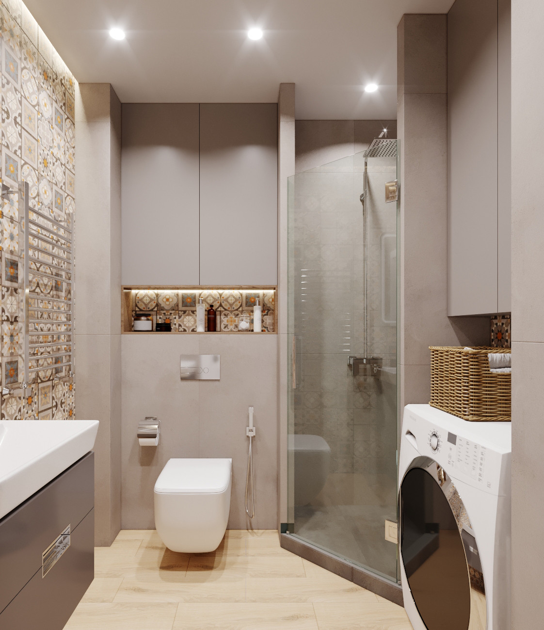 Обложка проекта: Дизайн- проект Давлеткильдеева 65 кв.м