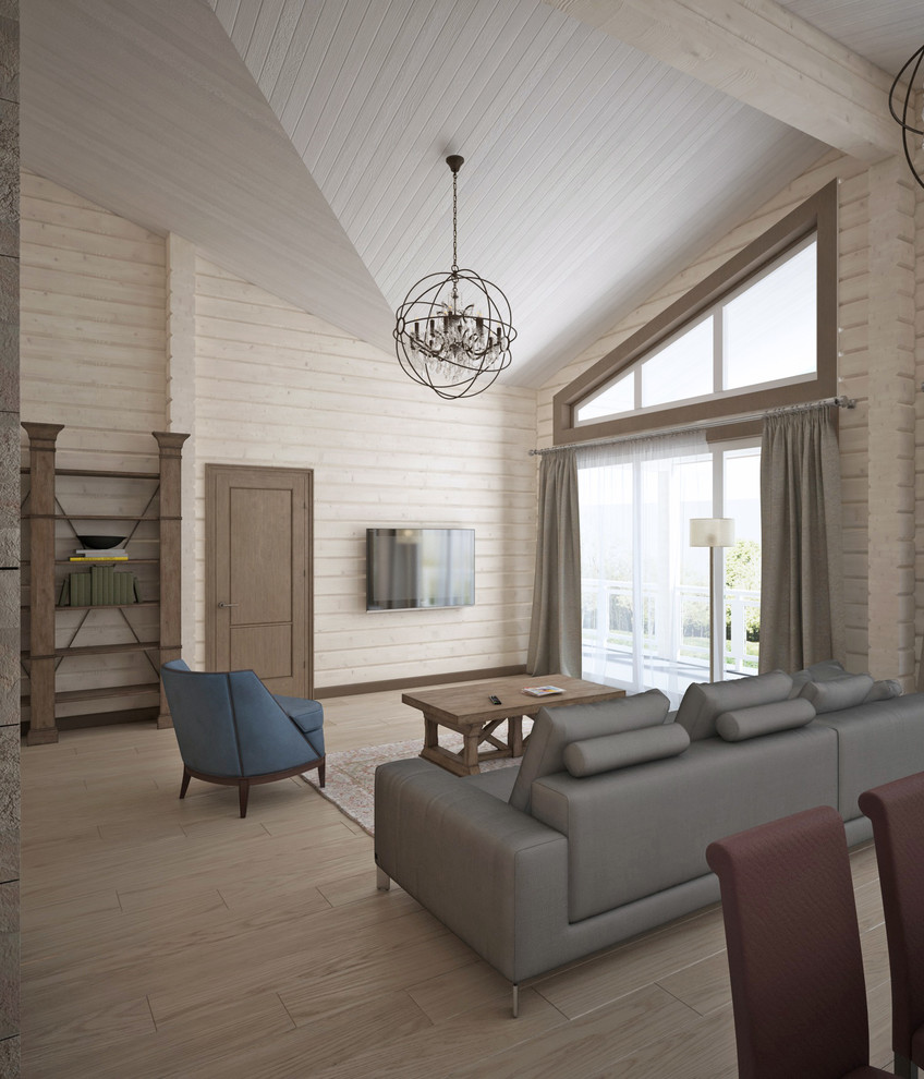 Дом из комбинированных материалов в ЛО