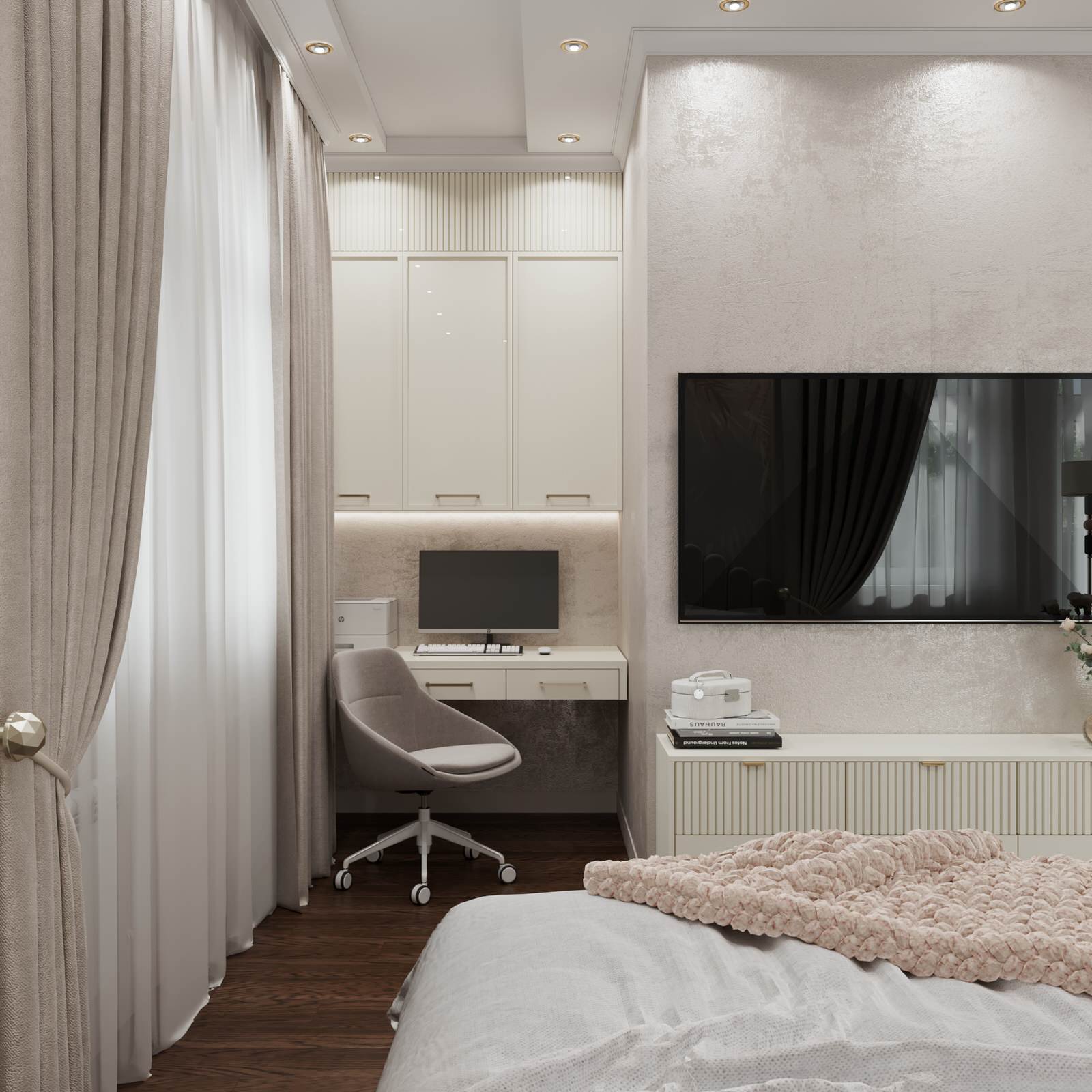 2023г. Интерьер частного дома 350 м2 в г. Новосибирск