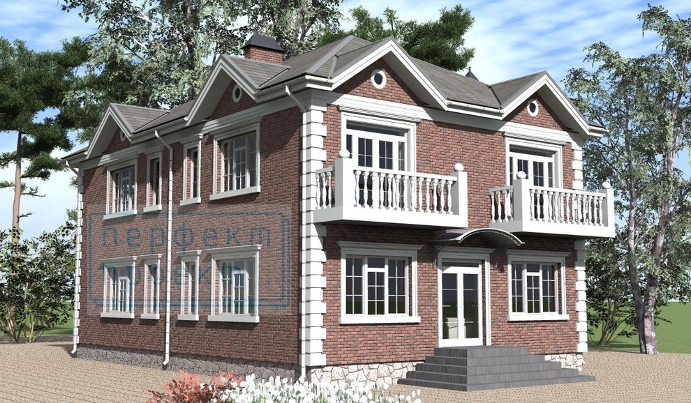 Обложка проекта: Дом в английском стиле