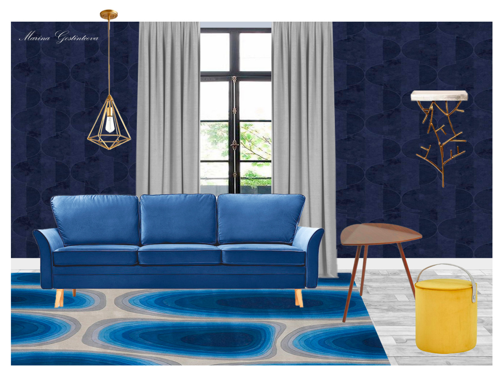 Коллажи интерьеров