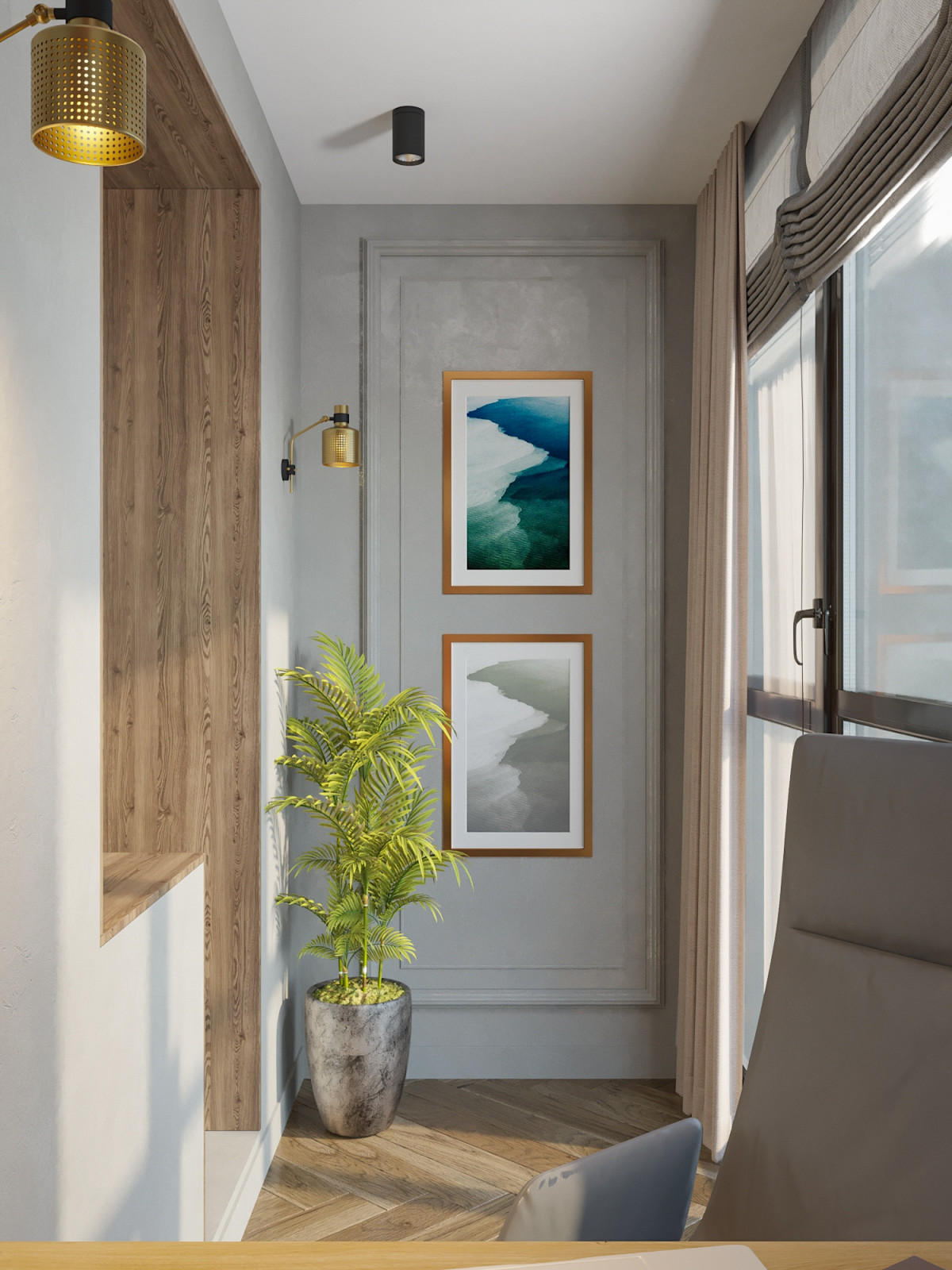 Дизайн квартиры в г. Омске ЖК "Серебряный берег"