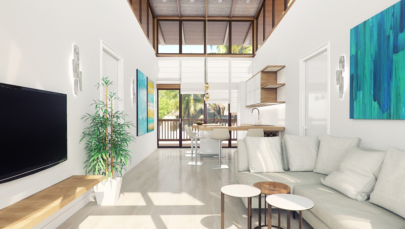 Дом на побережье индийского океана