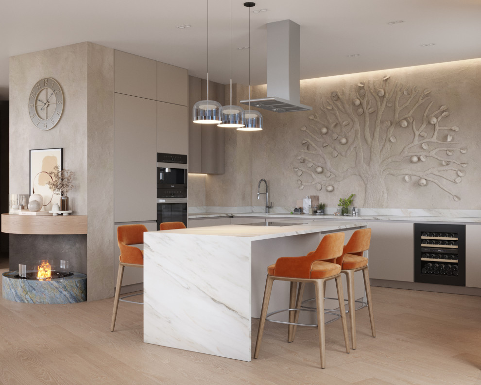 Обложка проекта: Уютный пентхаус для большой семьи