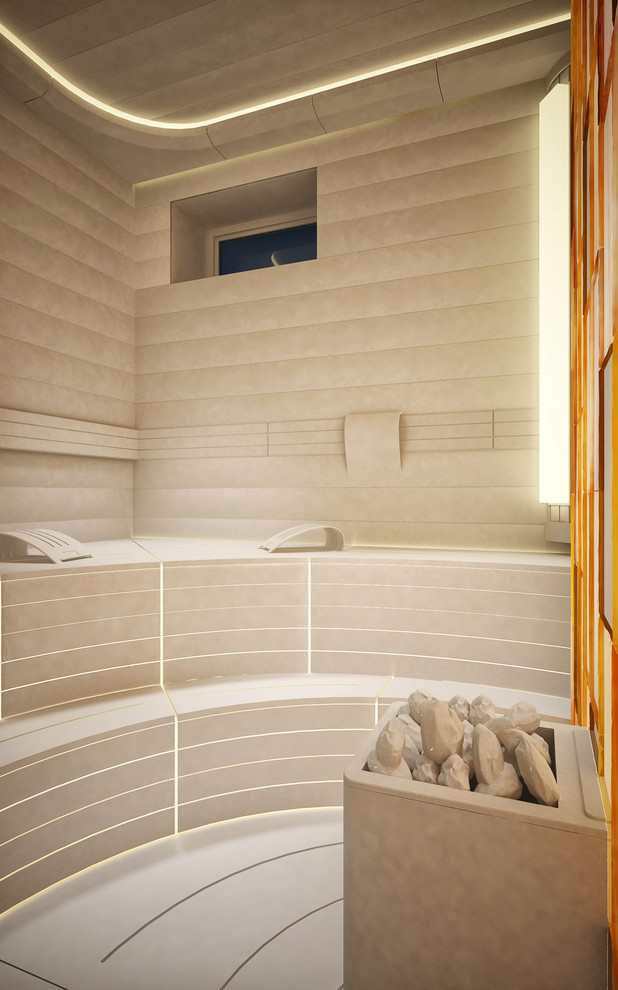 Дизайн-проект сауны Банного комплекса в пос.Жилино