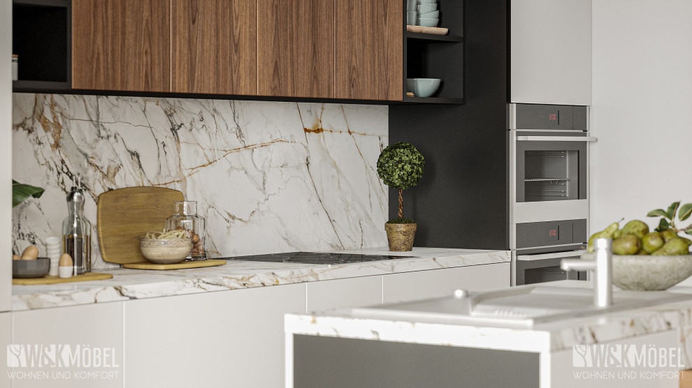 Современная кухня (эмаль глянец)