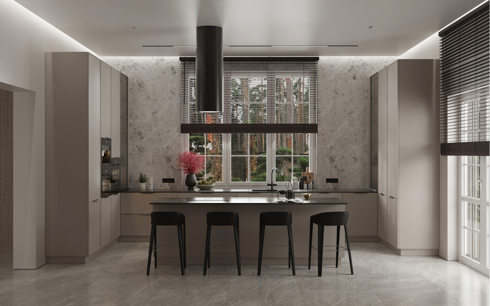 Обложка проекта: Проект кухни в трехэтажном доме на улице Красная в городе Калининграде