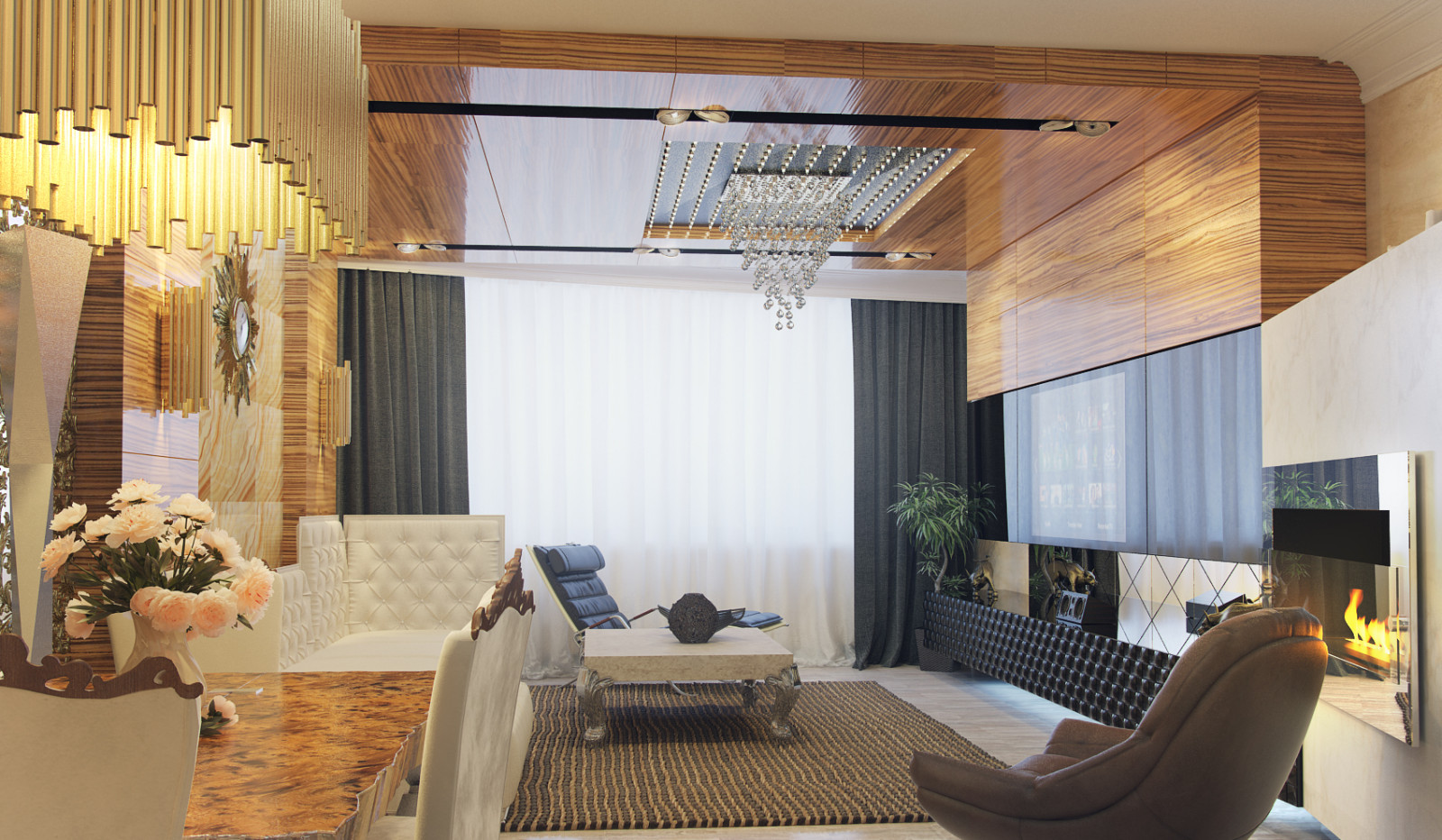 Обложка проекта: Гостиная в стиле Модерн