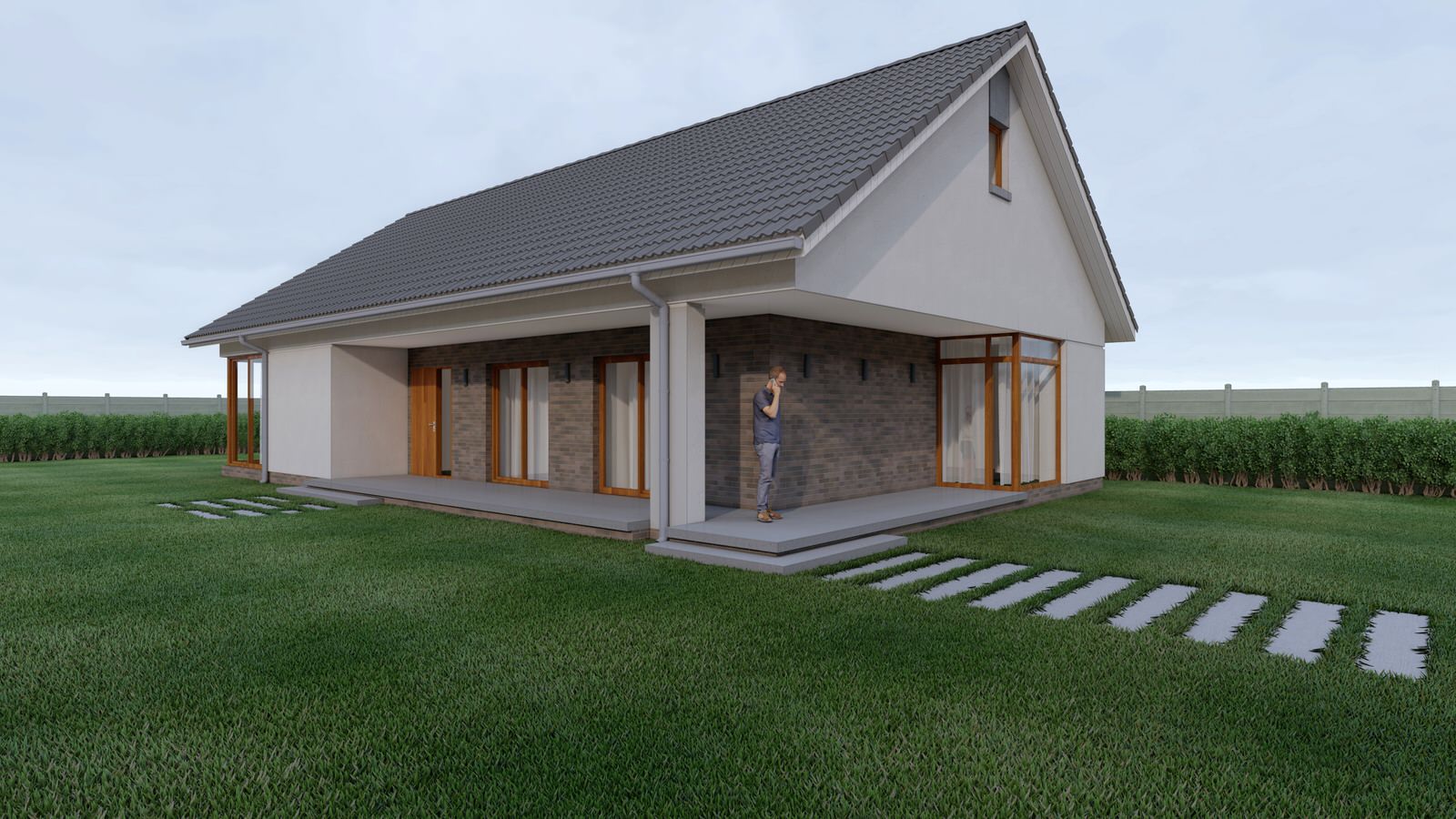 Обложка проекта: Индивидуальный жилой дом