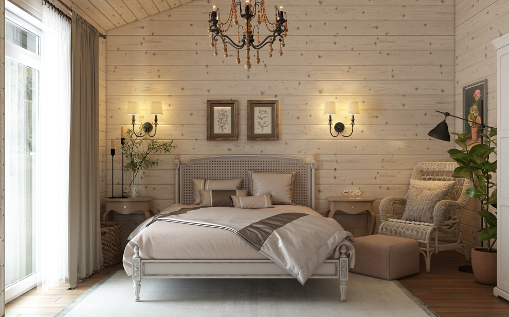 Загородный дом из бруса в Тверской области.