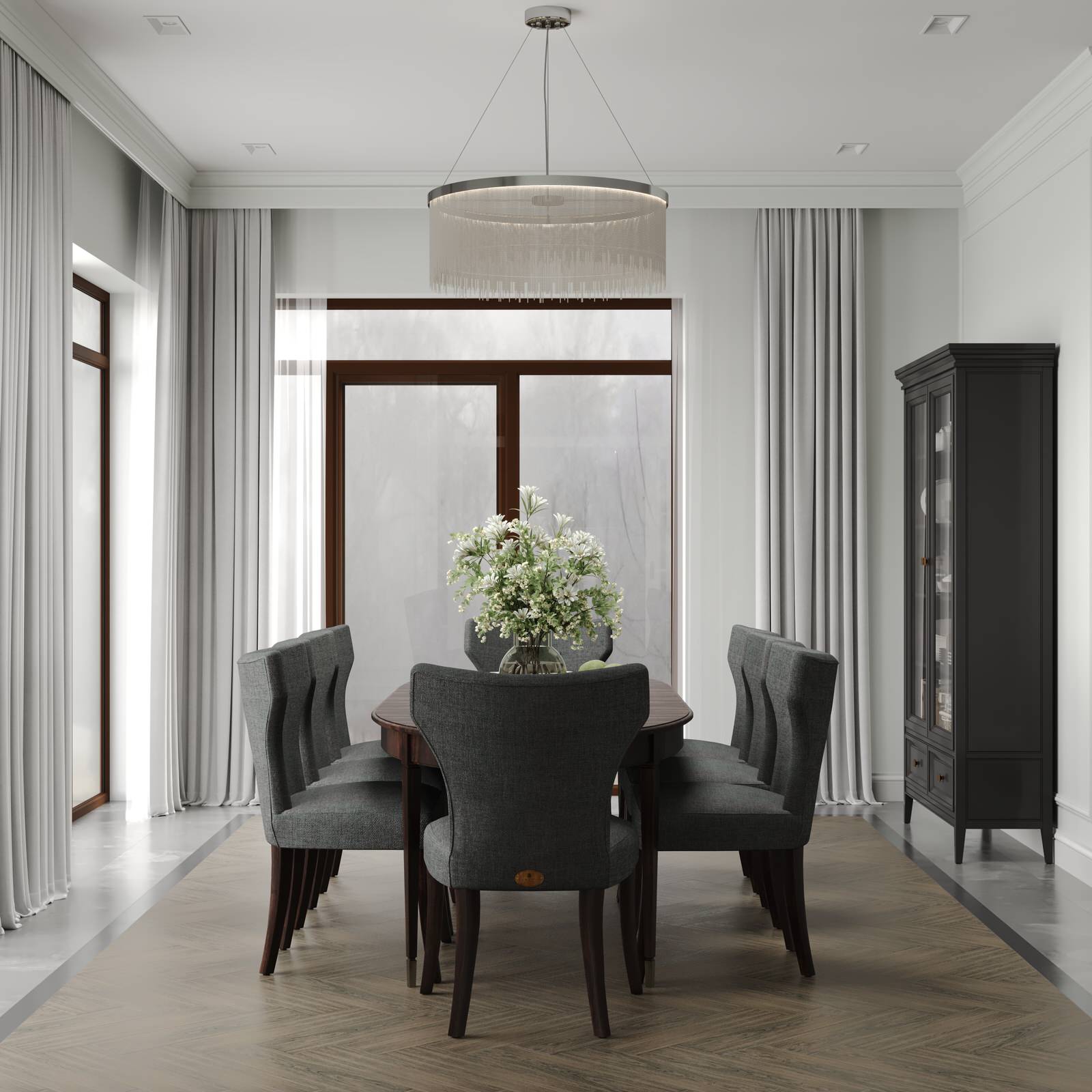 Дом с тиле неоклассика