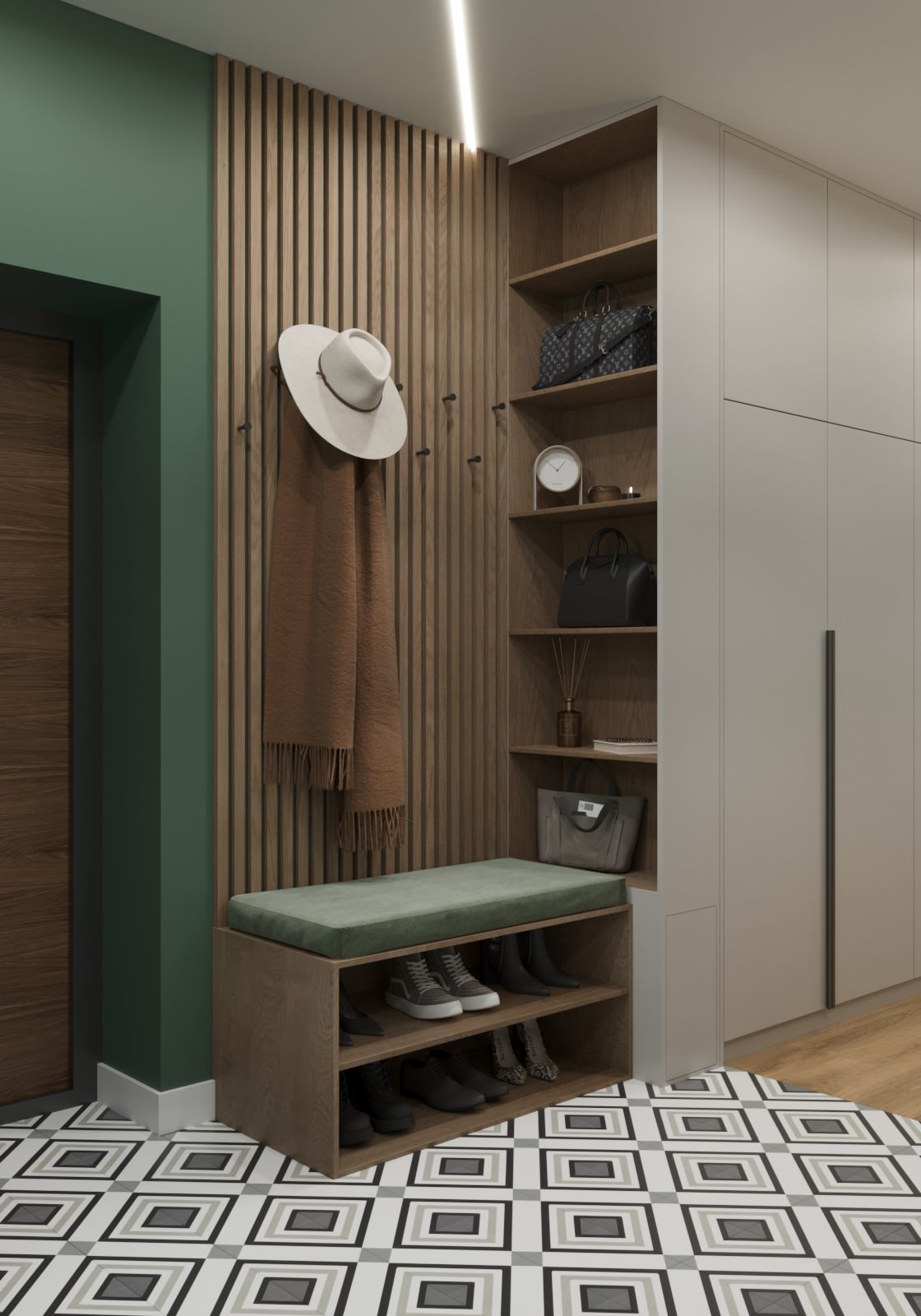 Обложка проекта: Прихожая и 2 санузла