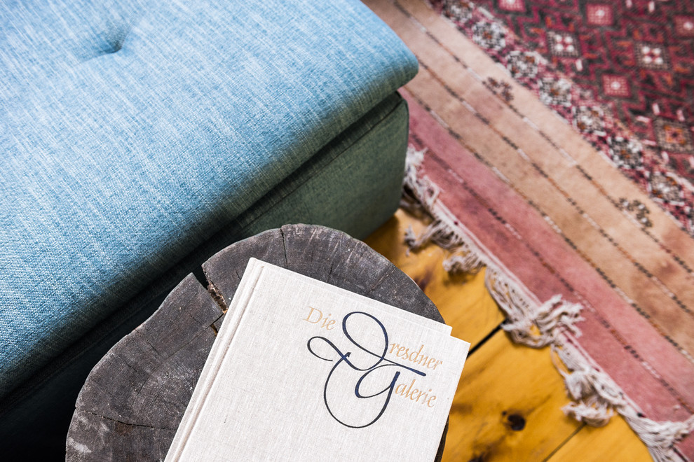 Мансарда с элементами стиля бохо-шик