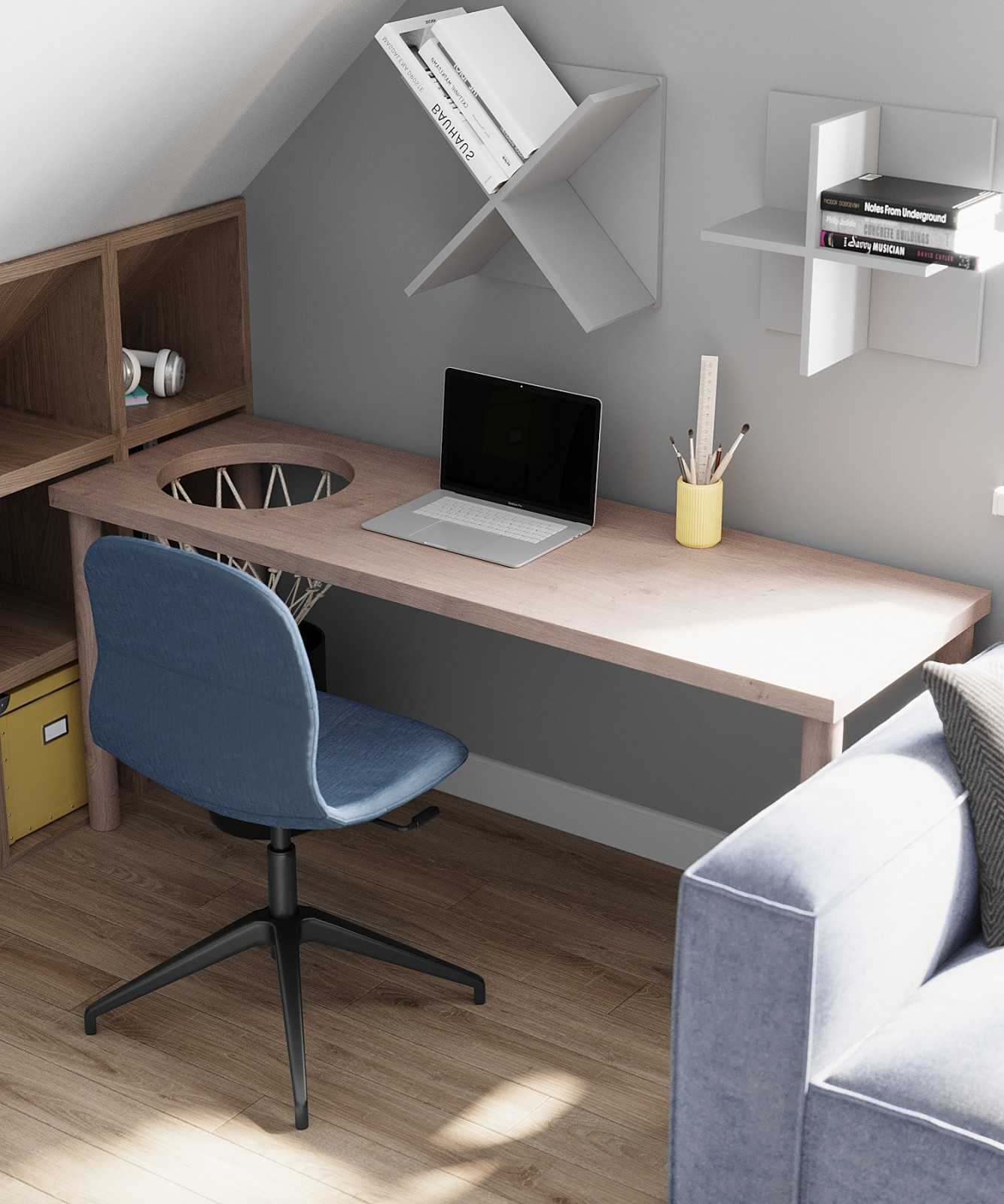 Детская в спокойных тонах