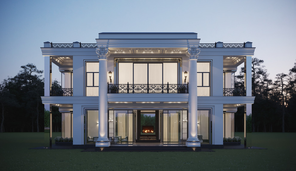 Разработка и оформление проекта загородной резиденции в классическом стиле