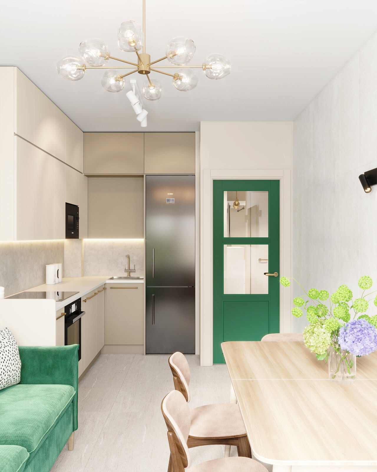 3-х комнатная квартира в ЖК Новоорловский 73 м.кв