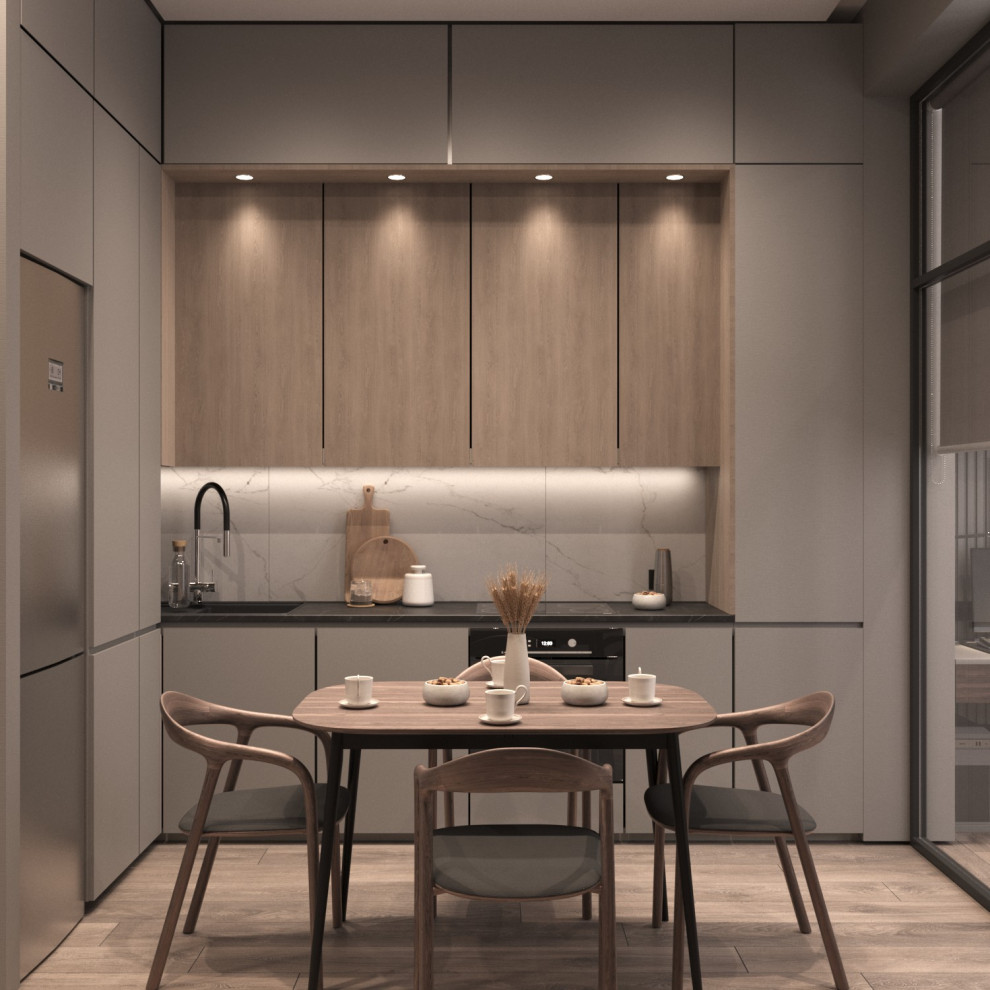 Дизайн-проект квартиры 46м2. Минимализм