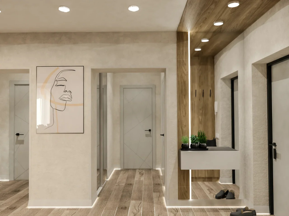 Вариант интерьера в светлых оттенках