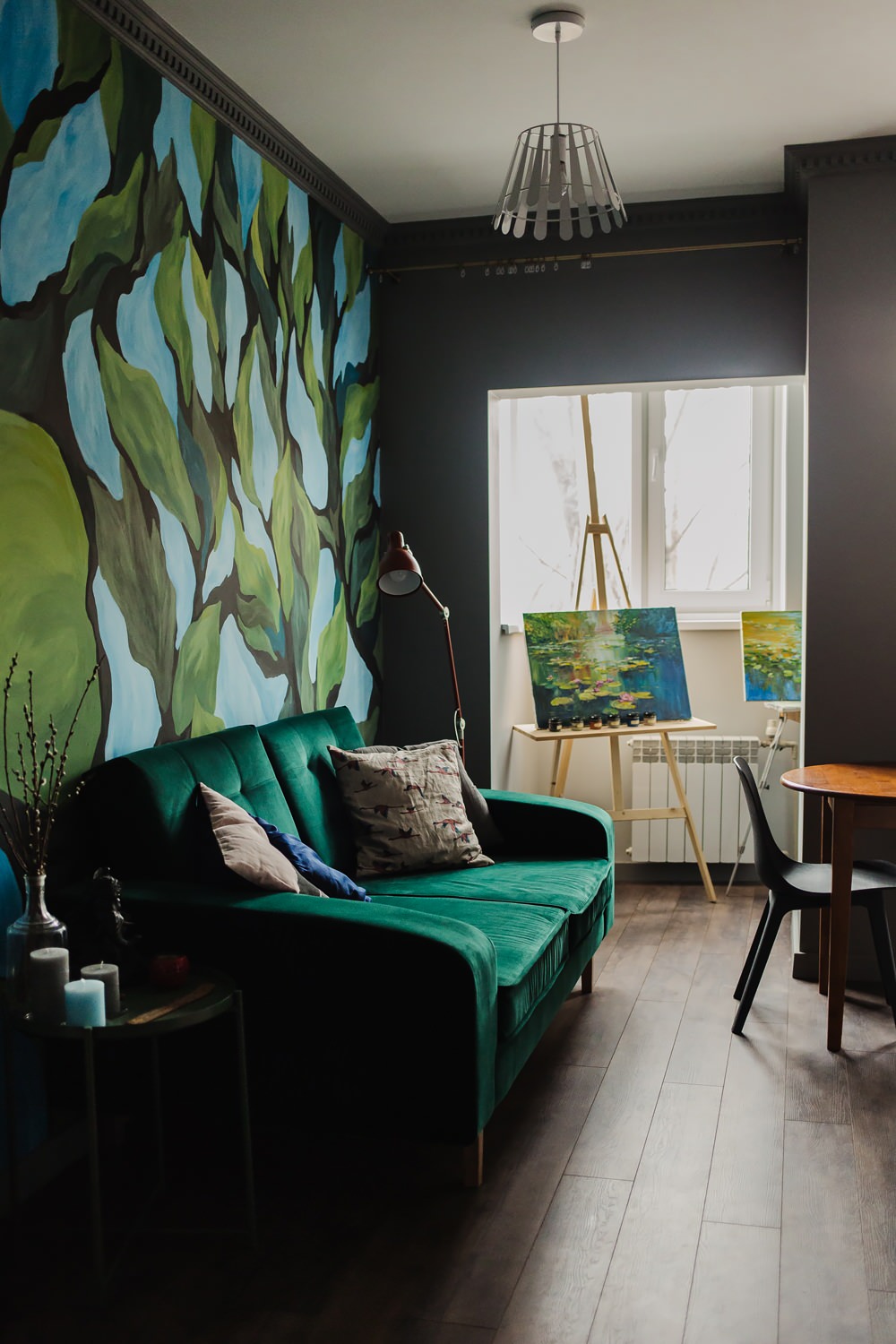 Хюгге в доме