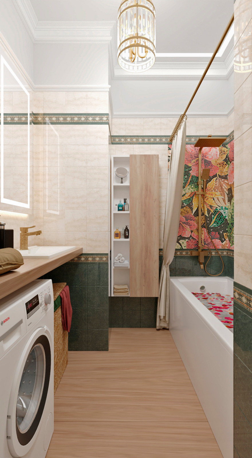 Квартира в Москве, в стиле современной классики