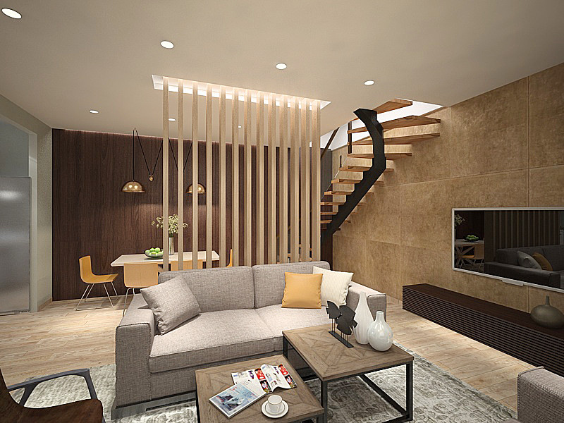 Обложка проекта: интерьер пентхауса