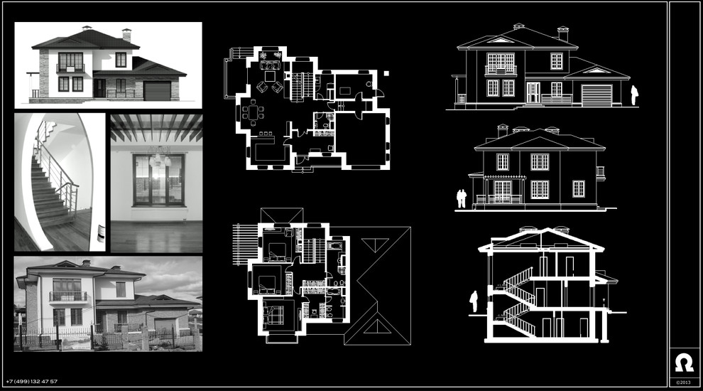 Обложка проекта: Country House Rozhdestveno, Moscow region