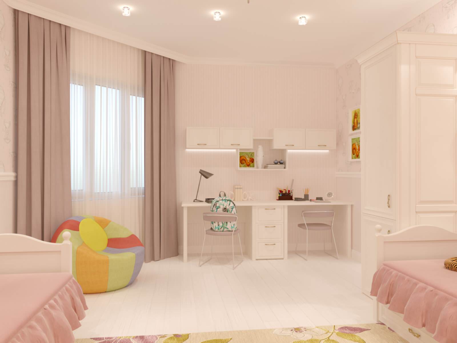 Детская для двух сестренок