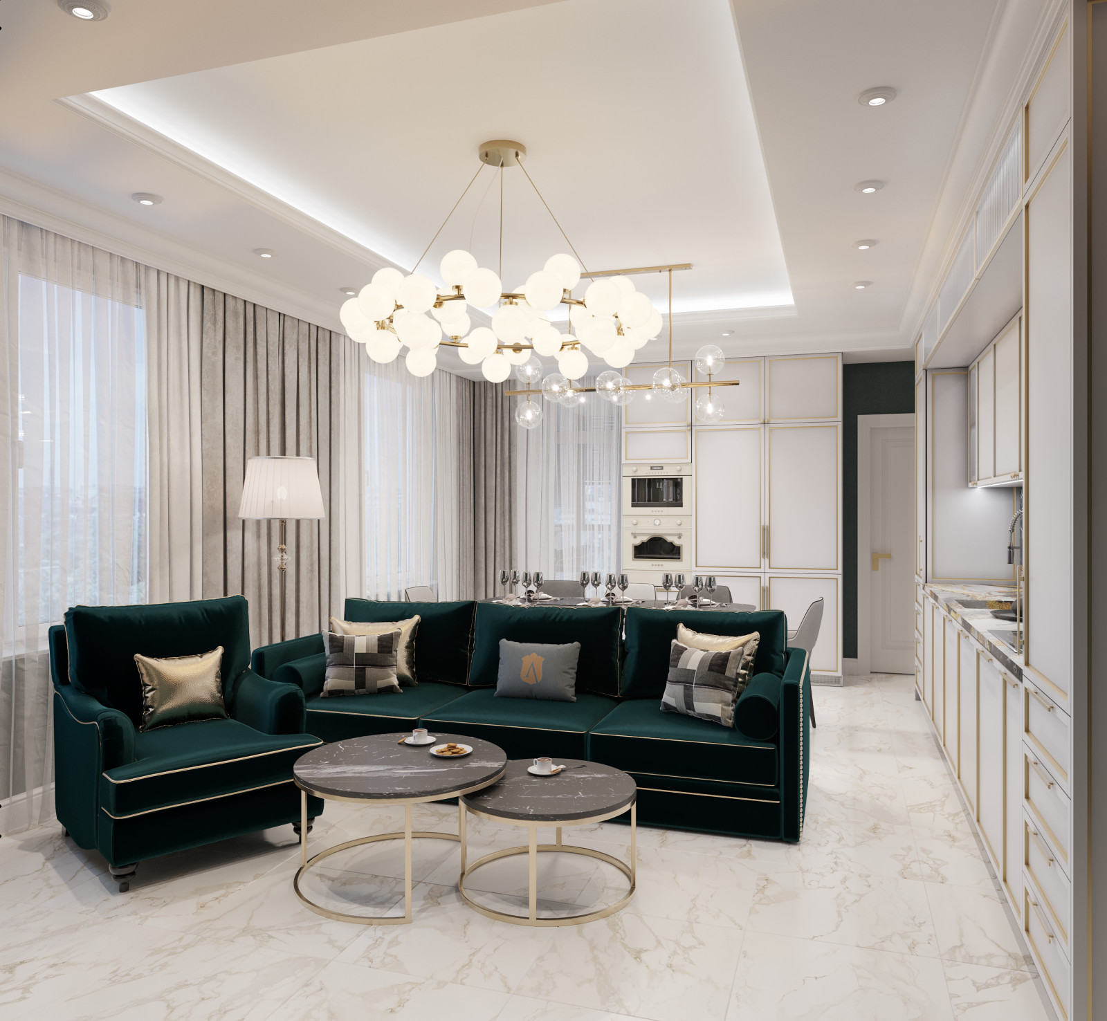 Квартира 140м2 ЖК "Magnifica"