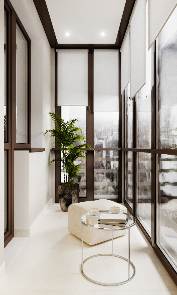 Апартаменты в Москве 90 кв.м. лоджия