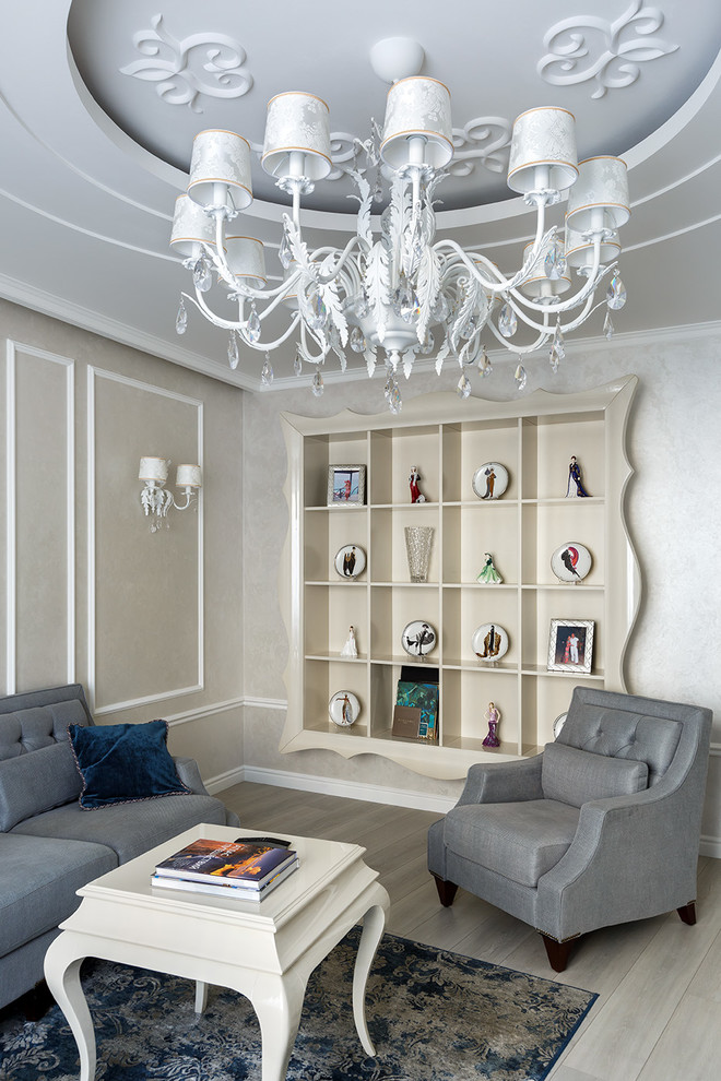 Реализованный проект 3хкомнатной квартиры в классическом стиле с элементами Ар Д