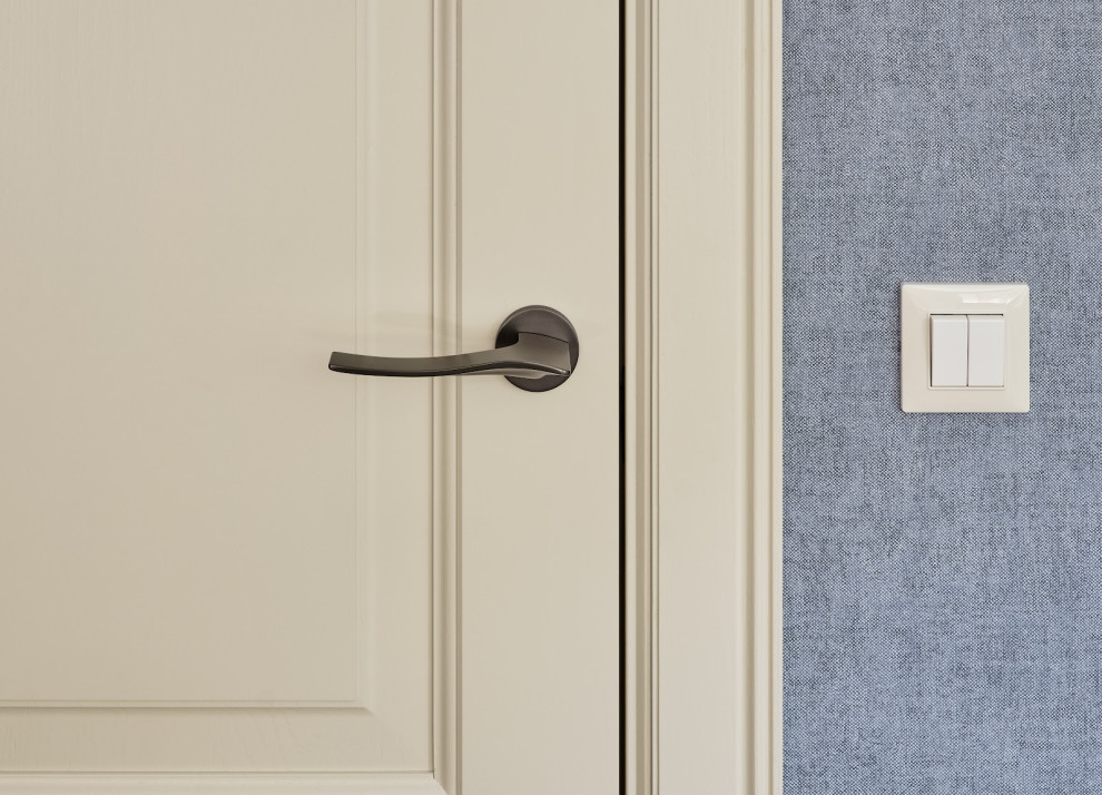 Кантри Ral 1013 в интерьере дома